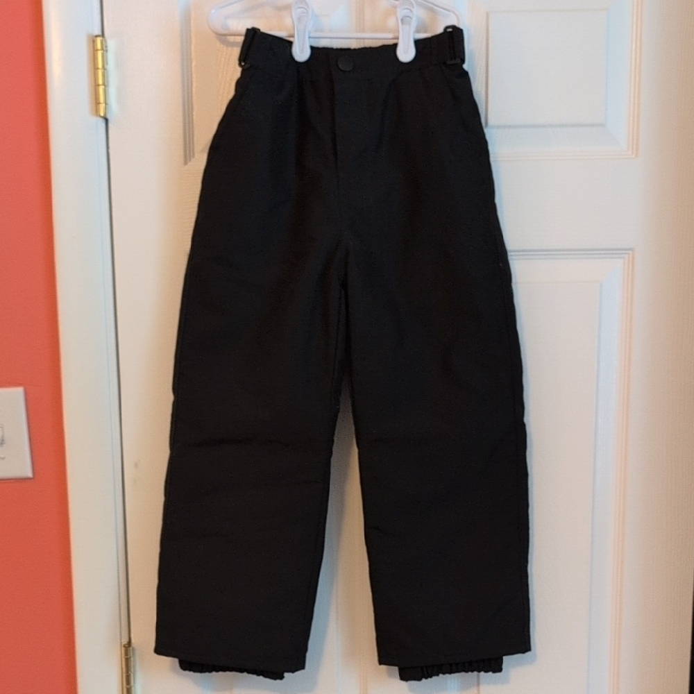 Children's Place Kids Black Adjustable Snow Pants - Picture 1 of 8